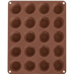 Orion silikon forma na mini muffiny hnědá na 20 ks 29x23,5 cm – Zboží Dáma