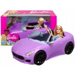 Barbie a její fialový auto kabriolet – Zboží Dáma