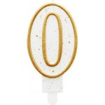 Godan Dortová svíčka číslo 0 zlatá – Hledejceny.cz