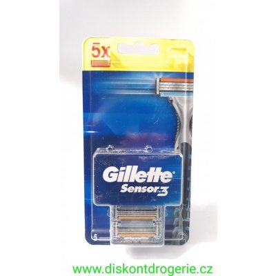 Gillette Sensor3 5 ks – Zbozi.Blesk.cz