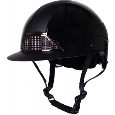 QHP Jezdecká přilba Miami černá s polo kšiltem – Zbozi.Blesk.cz