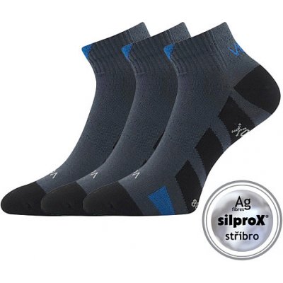 VoXX Sportovní ponožky Gastm balení 3 páry tmavě šedá – Zboží Mobilmania
