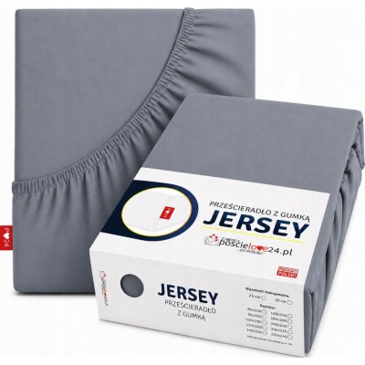P24 jersey Prostěradlo s gumou 240x220 – Zboží Dáma