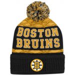 Outerstuff Dětská zimní čepice Boston Bruins Puck Pattern Cuffed – Zboží Dáma