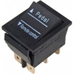 andos Náhradní přepínač jízdy pedál / dálkové ovládání 6 pin pro dětská vozítka, černý – Hledejceny.cz