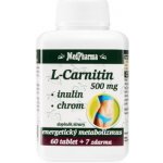 MedPharma L-Carnitin 500 mg+Inulin+Chrom 67 tablet – Hledejceny.cz