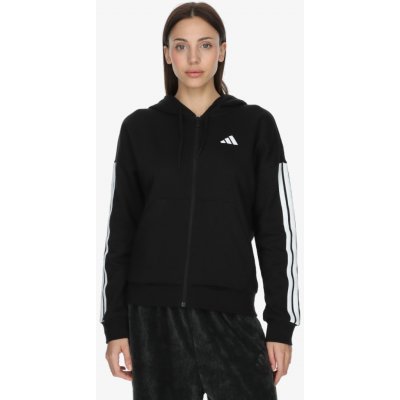 adidas Essentials 3-STRIPES Hoodie černá – Zboží Mobilmania