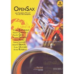 OpenSax + Audio Online / 9 originálních současných skladeb pro altový saxofon