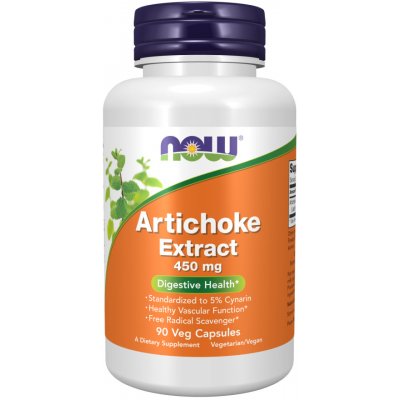Now Foods Artichoke Extract 450 mg 90 kapslí