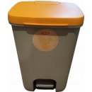 CURVER ESSENTIALS 20 l Odpadkový koš šedý/žlutý 00759-N04