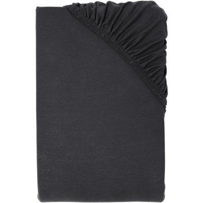 LIVARNO Žerzejové napínací prostěradlo antracitová 180–200x200 – Zboží Dáma