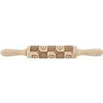 Váleček dřevo Dekor 16/33 cm SRDCE – Hledejceny.cz