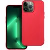 Pouzdro a kryt na mobilní telefon Apple Forcell SOFT Case iPhone 13 Pro Max červený