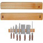 Dellinger Stylová magnetická lišta na nože z akáciového dřeva 500x65x20mm – Zbozi.Blesk.cz