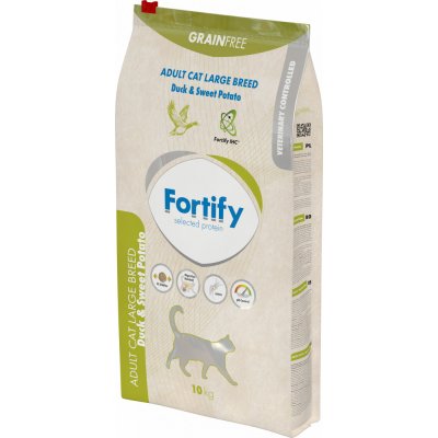 Fortify Adult Cat Large Breed Duck & Sweet Potato 10 kg – Sleviste.cz