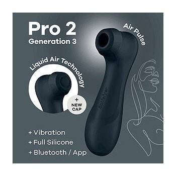 Satisfyer Pro 2 Generation 3 Connect App černý