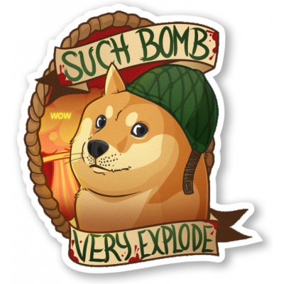 Counter-Strike Samolepka Bomb Doge – Zboží Mobilmania