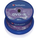 Verbatim DVD+R 4,7GB 16x, AZO, spindle, 50ks (43550) – Hledejceny.cz