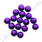 Estrela Skleněné voskované perle, tmavě orchidejová - díky složitým technologickým procesům při výrobě, nelze zajistit stejný odstín barev u jednotlivých velikostí. Varianta: PRL8/17257/36 - 8mm, bale – Sleviste.cz