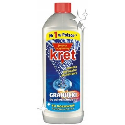Kret Granule pro odblokování potrubí Kret 800 g – HobbyKompas.cz