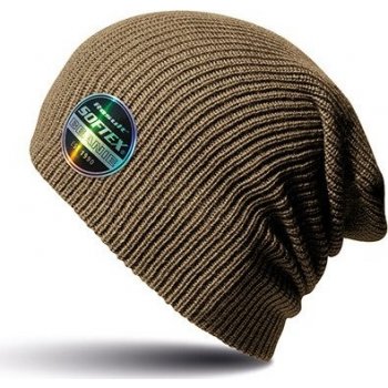 Result Headwear zimní čepice Softex Beanie čokoládová