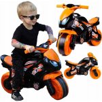Teddies motorka oranžovo-černá plast 35x53x74cm – Zboží Dáma