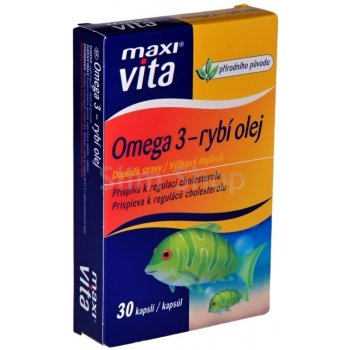 MaxiVita Omega3 rybí olej 30 kapslí