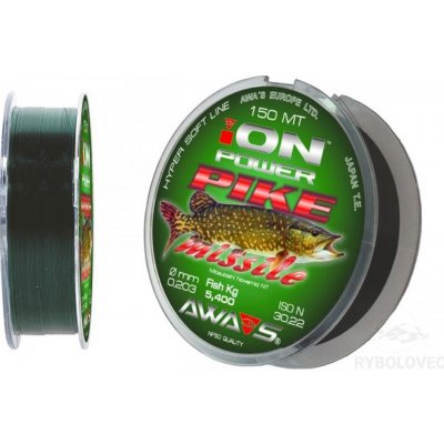 Awa-Shima ION POWER PIKE MISSION 150 m 0,28 mm – Zboží Mobilmania