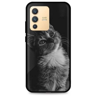 Pouzdro TopQ Vivo V23 5G silikon Cute Cat