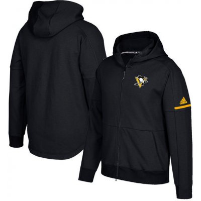 adidas Pittsburgh Penguins Authentic Pro Squad ID Full-Zip Hood