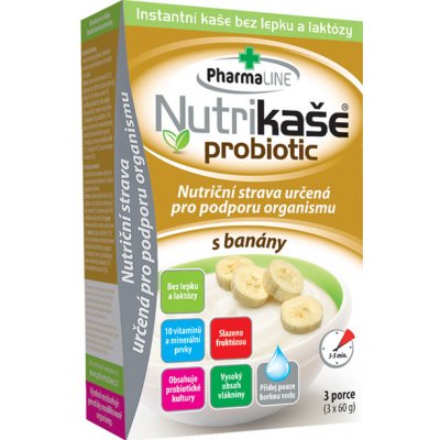 Nutrikaše probiotic s banány 180 g