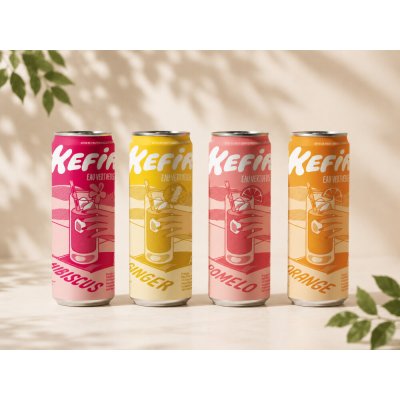Kefir Eau Vertueuse Výrazná čtyřka bio vodních kefírů 4 × 250 ml – Zboží Dáma