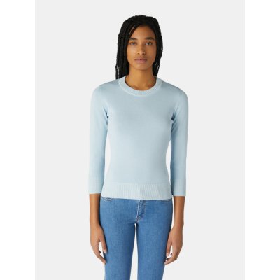 Trussardi svetr sweater ROUNDNECK MELANGE VISCOSE BLEND