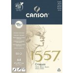 Canson 1557 blok lepený 120g A4 50 listů – Zboží Dáma
