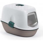 Stefanplast FURBA Top Chic Krytá toaleta pro kočku se sítkem 39 x 59 x 43 cm – Zboží Dáma