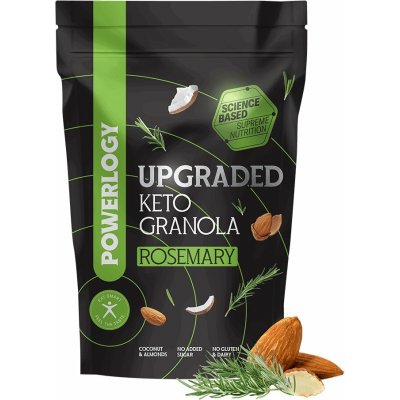 Powerlogy Upgraded Keto Granola Rosemary 350 g – Zboží Dáma