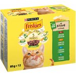 Friskies hovězí kuře tuňák treska 12 x 85 g – Zboží Mobilmania