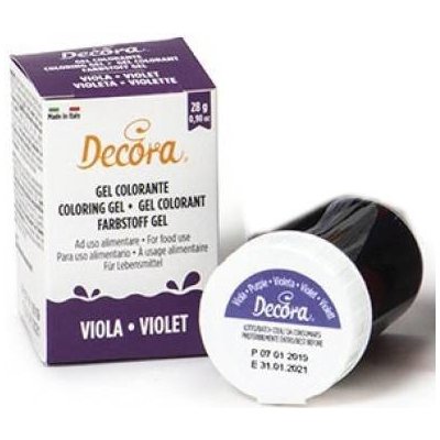 Decora Gelová barva fialová 28 g – Sleviste.cz
