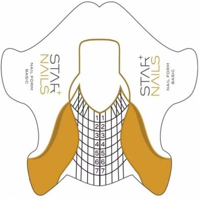 Starnails Basic šablony na nehty 100 ks – Zboží Dáma