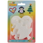 Hama Midi - podložky - srdce, tučňák, stromeček – Zboží Dáma