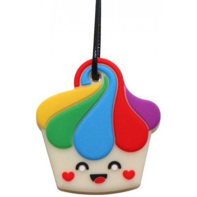 Přívěsek na klíče Jellystone Designs Uklidňující Cupcake, duhový – Zboží Dáma