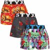 Dětské spodní prádlo Styx art 3pack dětské trenky sportovní guma (3BJ15245) vícebarevné