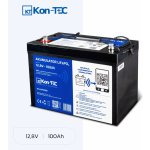 Kon-Tec KT-LFP12100 Lithium-železo-fosfátová LiFePO4 12V, 12,8V 100Ah – Zbozi.Blesk.cz