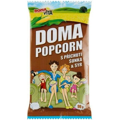 Bona Vita Doma popcorn šunka a sýr 90 g – Zbozi.Blesk.cz