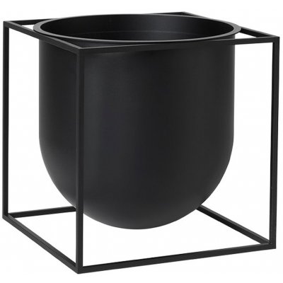 Květináč Kubus Flowerpot Black 23 cm Audo Copenhagen – Hledejceny.cz