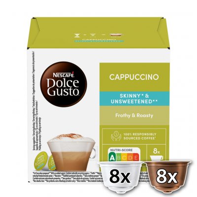 Nescafé Dolce Gusto Cappuccino Skinny Unsweetened 16 ks – Zboží Dáma