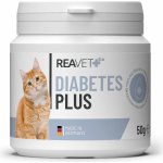 REAVET Diabetes Plus více vitality a pohody pro vaši kočku 50 g – Zbozi.Blesk.cz