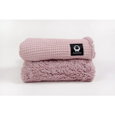Sleepsheep beránková deka pro miminka a děti světle starorůžová – Zboží Dáma