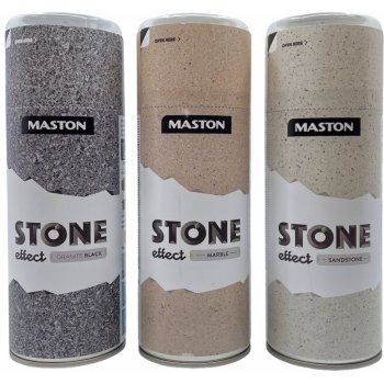 Maston spray STONE EFFECT GRANITE BLACK žulová černá 400ml