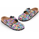 FORcare dámské pantofle s plnou špičkou 101036 fialová modrá – Zbozi.Blesk.cz